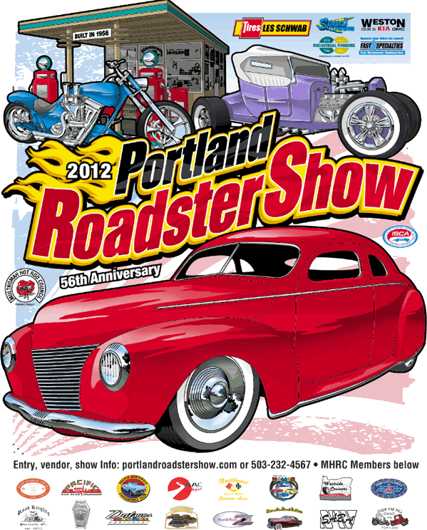 Portland Roadster Show 2012 Poster